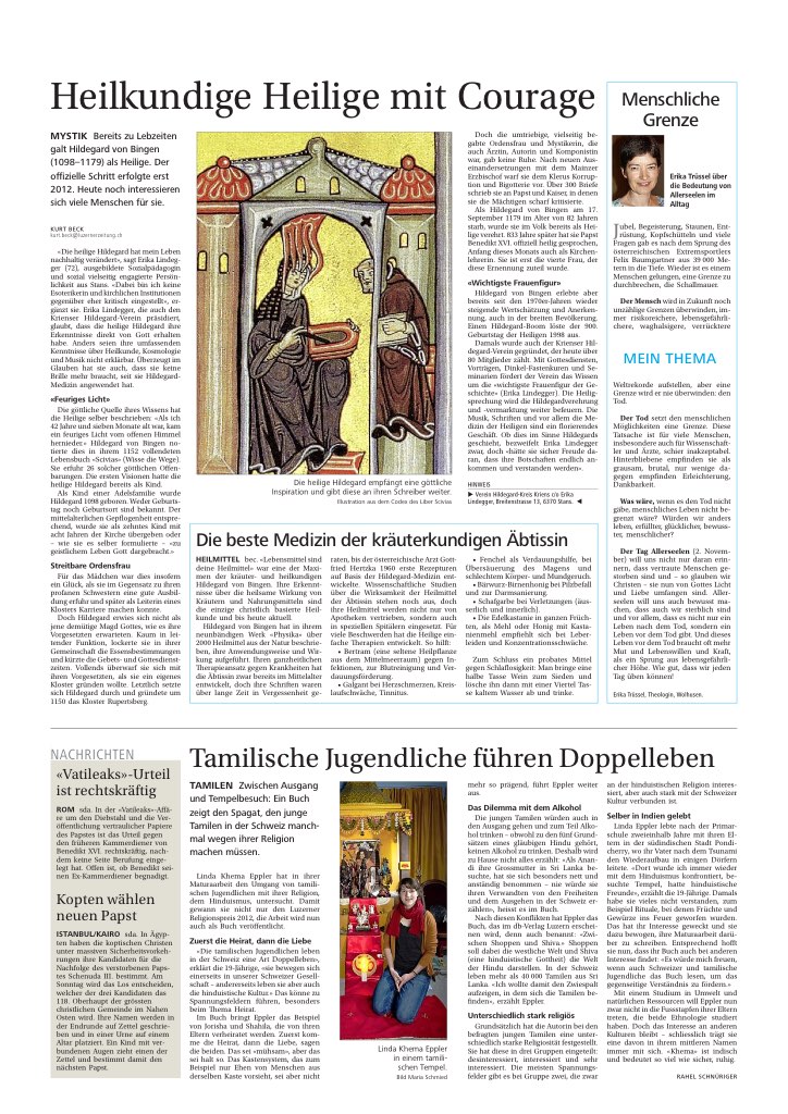 Heilkundige Heilige mit Courage