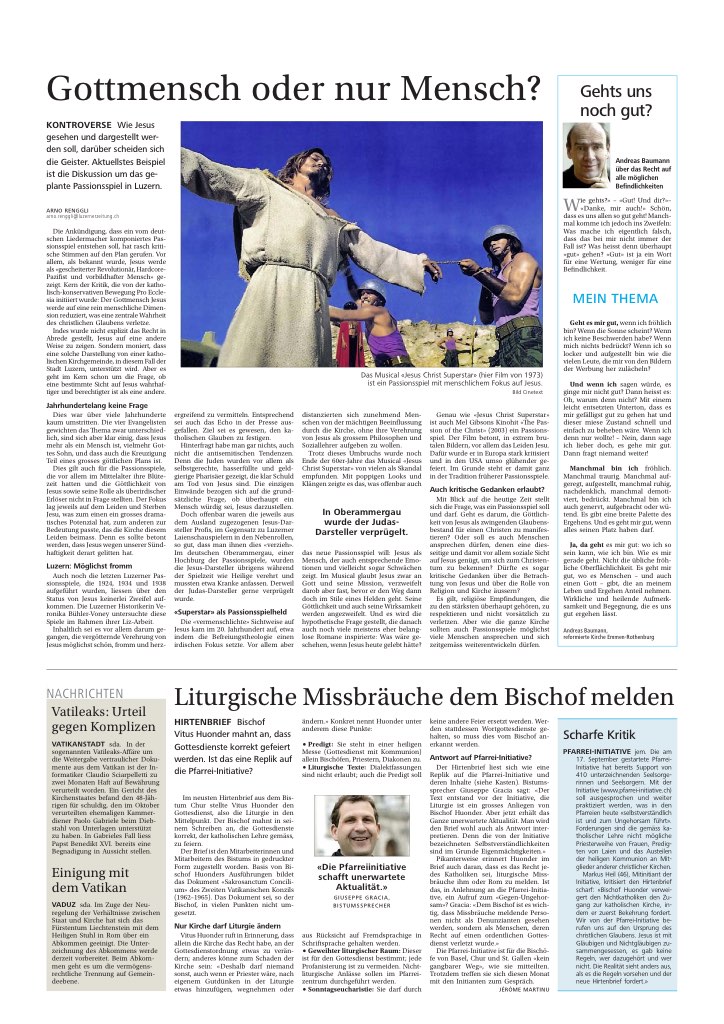 Gottmensch oder nur Mensch?