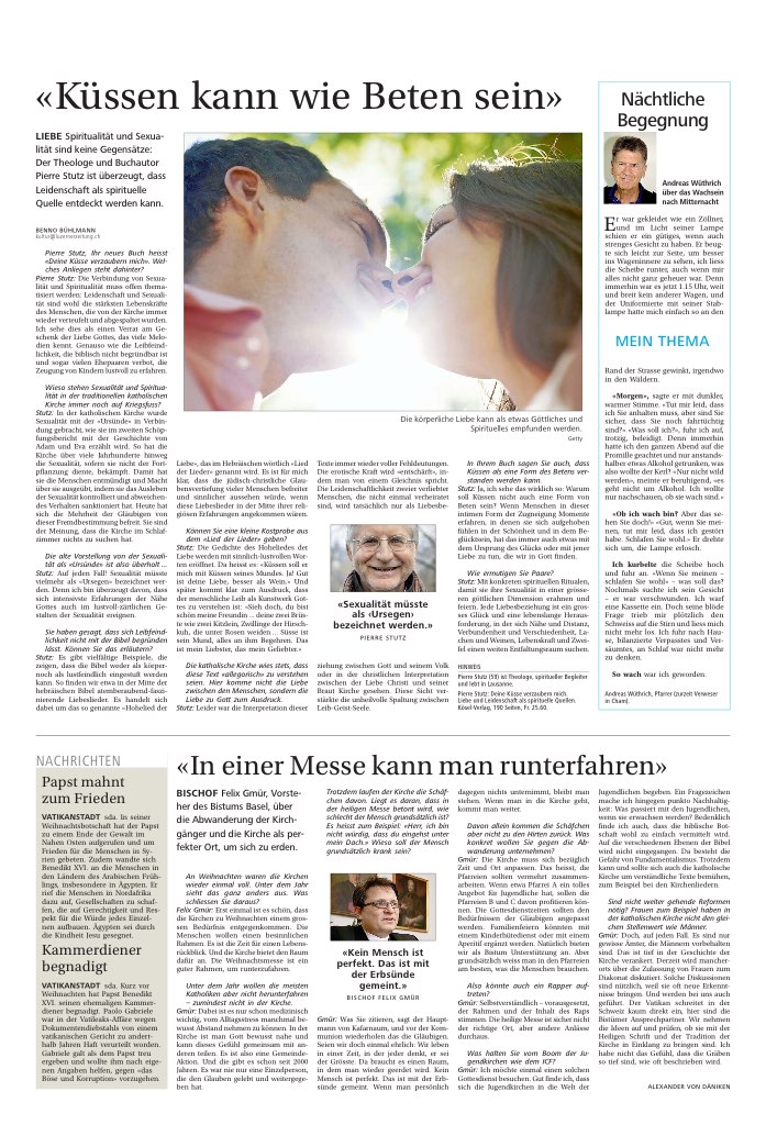 «Küssen kann wie beten sein»