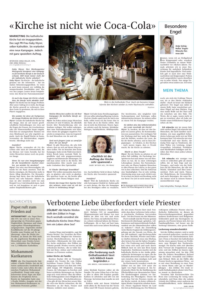 «Kirche ist nicht wie Coca-Cola»