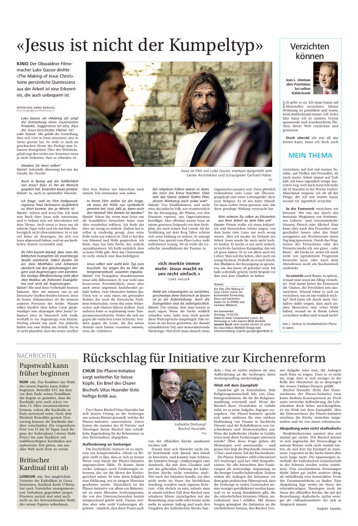 «Jesus ist nicht der Kumpeltyp»
