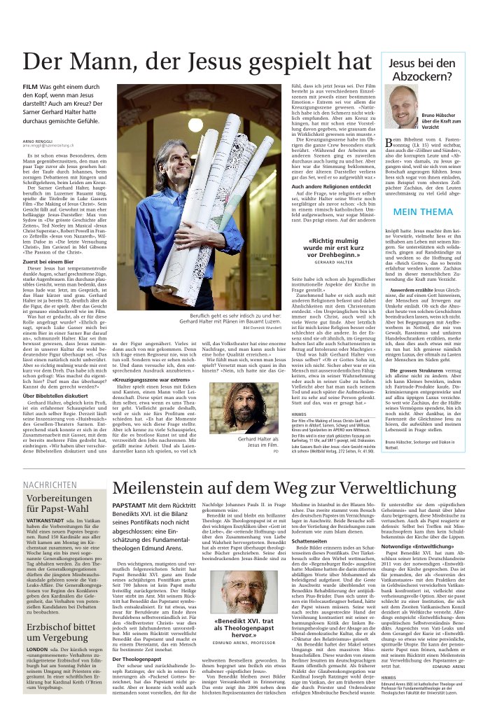 Der Mann, der Jesus gespielt hat