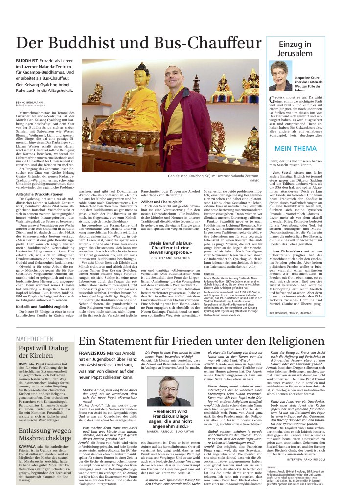 Der Buddhist und Bus-Chauffeur
