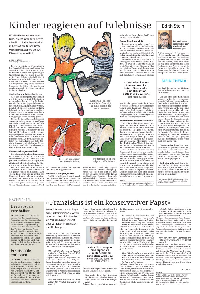Kinder reagieren auf Erlebnisse