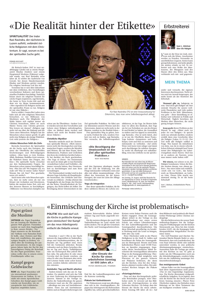 «Die Realität hinter der Etikette»