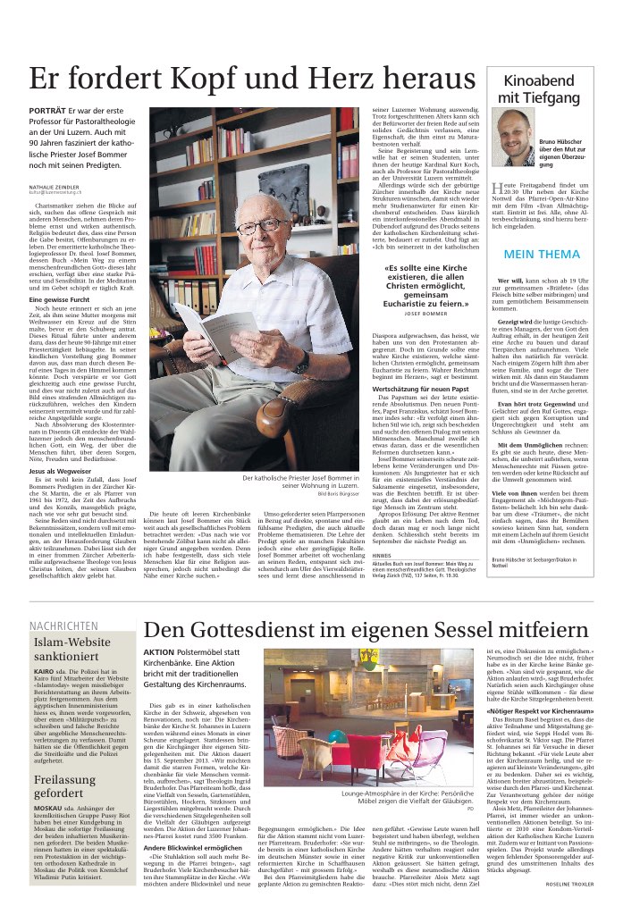 Er fordert Kopf und Herz heraus