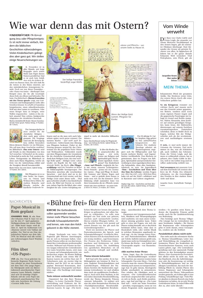Wie war denn das mit Ostern?