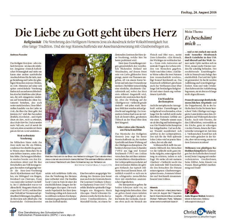 Die Liebe zu Gott geht übers Herz