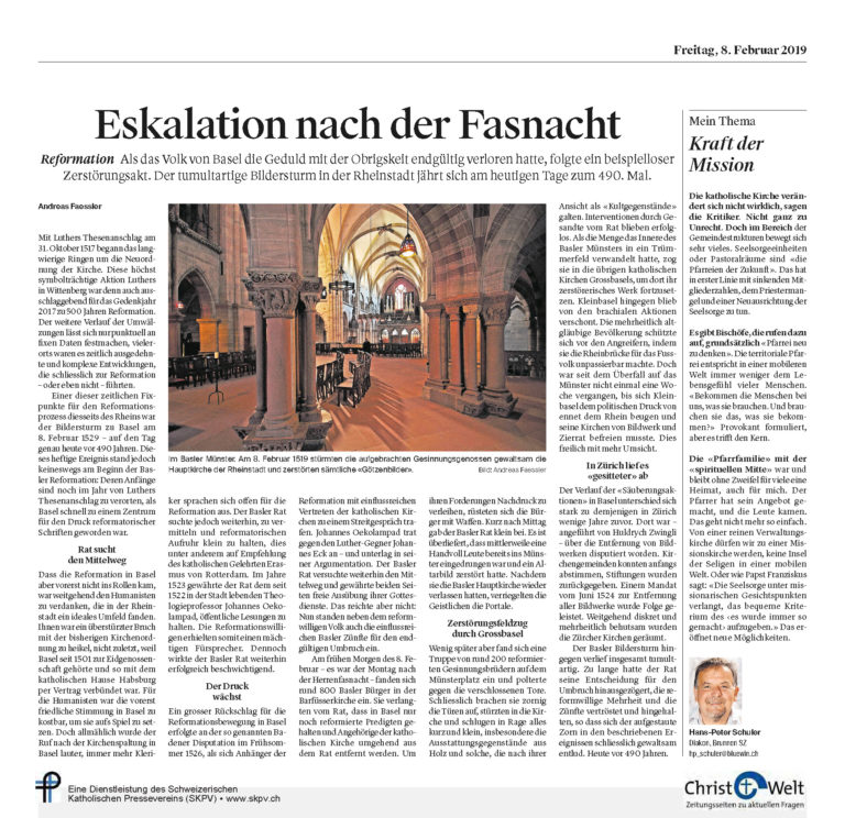 Eskalation nach der Fasnacht