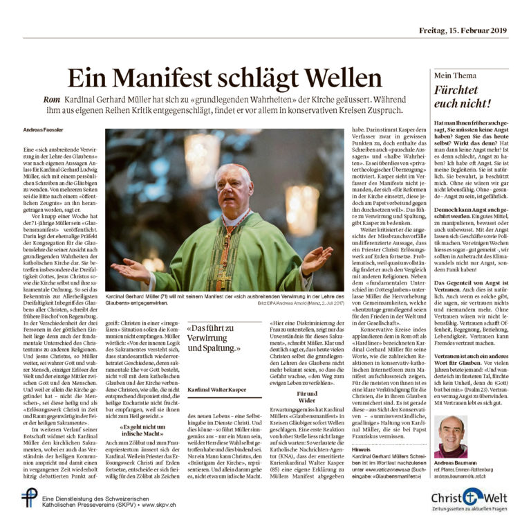 Ein Manifest schlägt Wellen