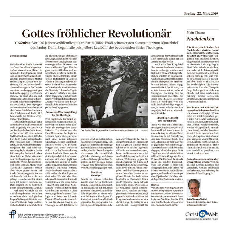 Gottes fröhlicher Revolutionär