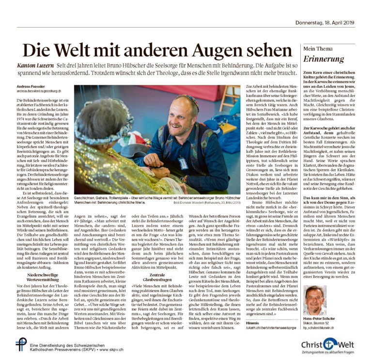 Die Welt mit anderen Augen sehen