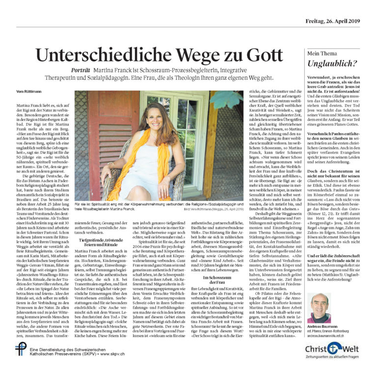Unterschiedliche Wege zu Gott