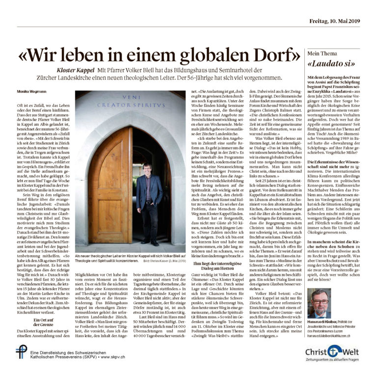 «Wir leben in einem globalen Dorf»