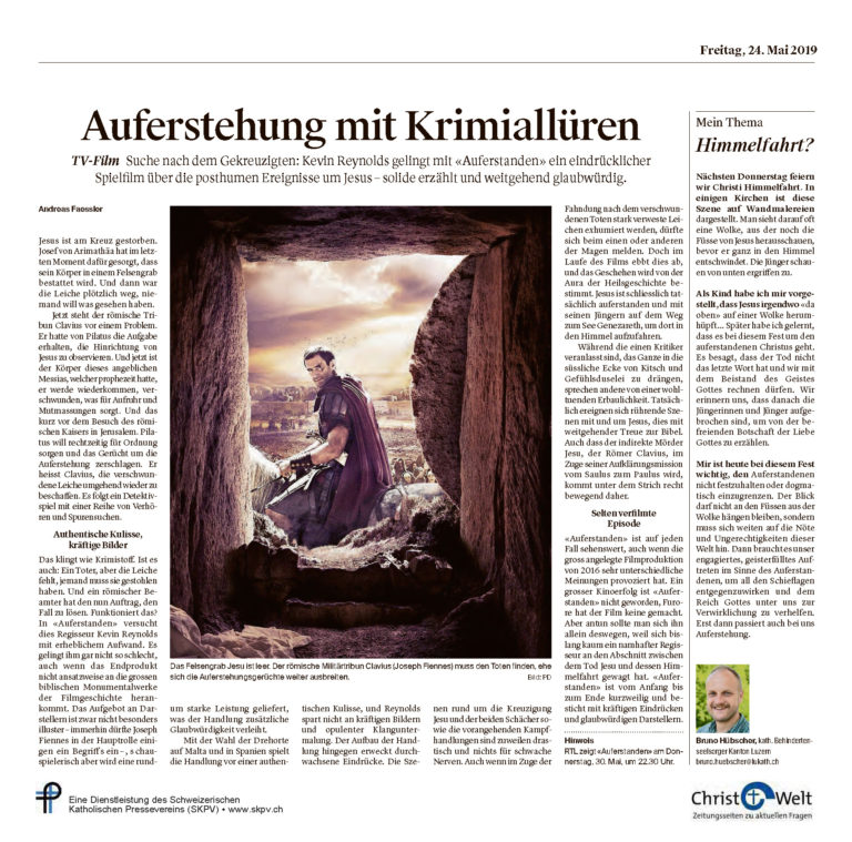 Auferstehung mit Krimiallüren