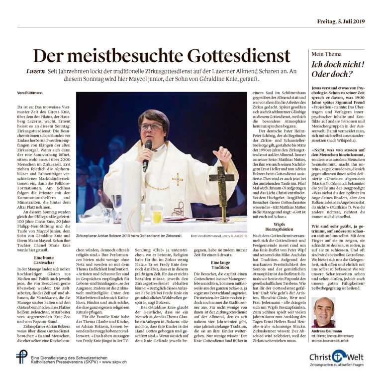 Der meistbesuchte Gottesdienst