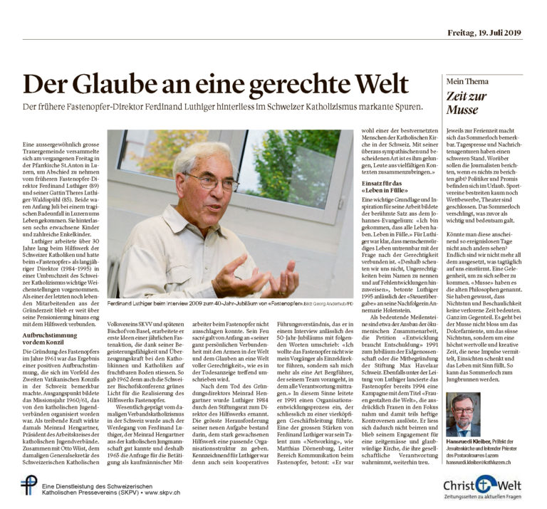 Der Glaube an eine gerechte Welt