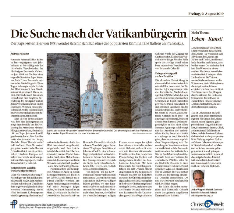 Die Suche nach der Vatikanbürgerin