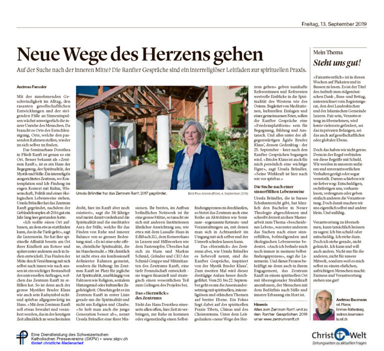 Neue Wege des Herzens gehen