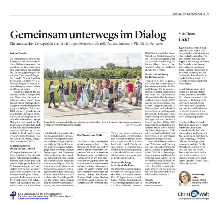 Gemeinsam unterwegs im Dialog