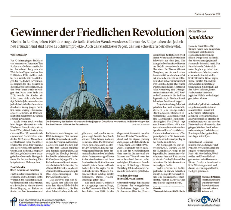 Gewinner der Friedlichen Revolution