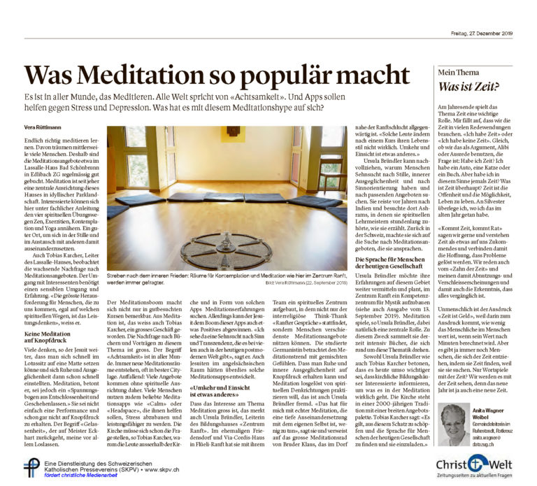 Was Meditation so populär macht