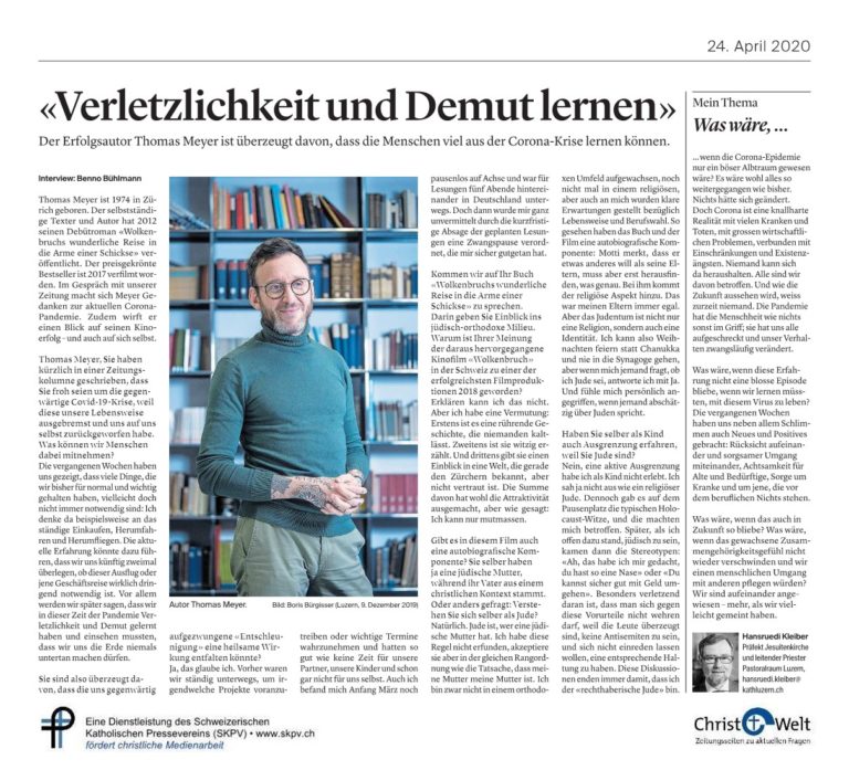 «Verletzlichkeit und Demut lernen»
