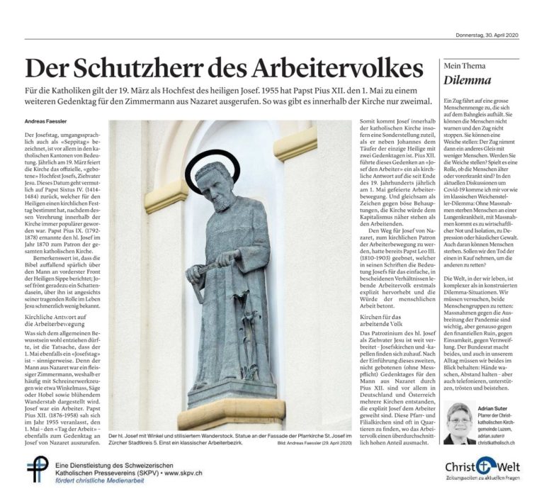 Der Schutzherr des Arbeitervolkes