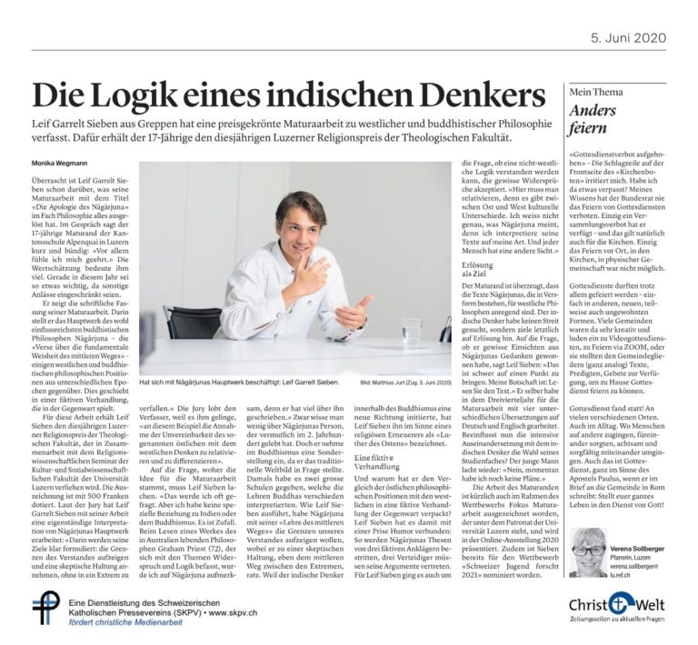 Die Logik eines indischen Denkers