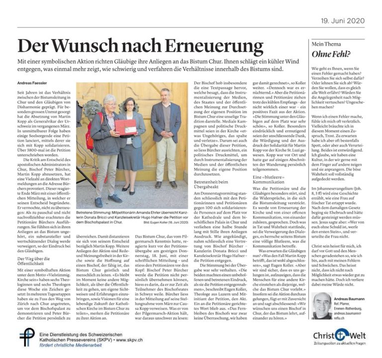 Der Wunsch nach Erneuerung