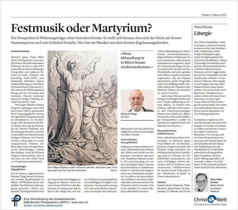 Festmusik oder Martyrium?