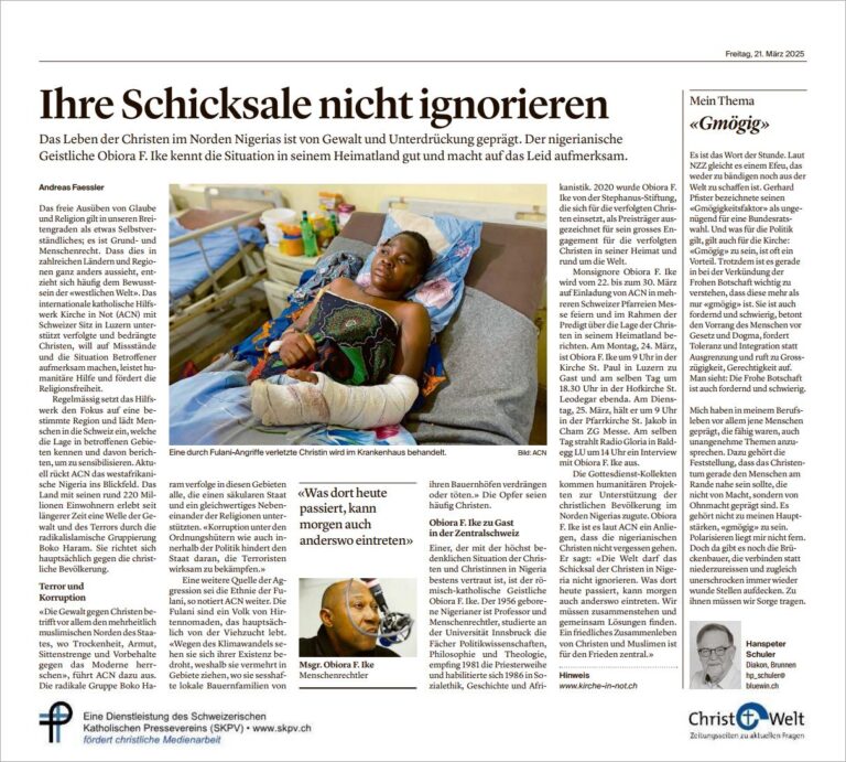Ihre Schicksale nicht ignorieren