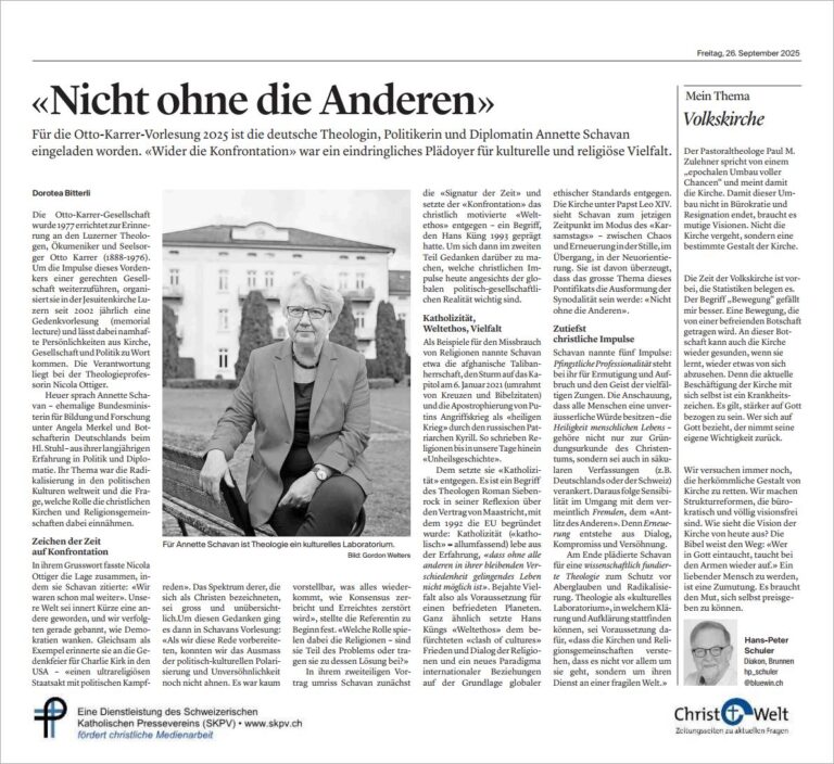 «Nicht ohne die Anderen»