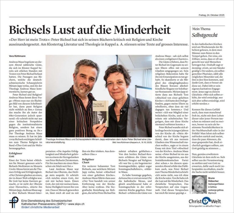 Bichsels Lust auf die Minderheit