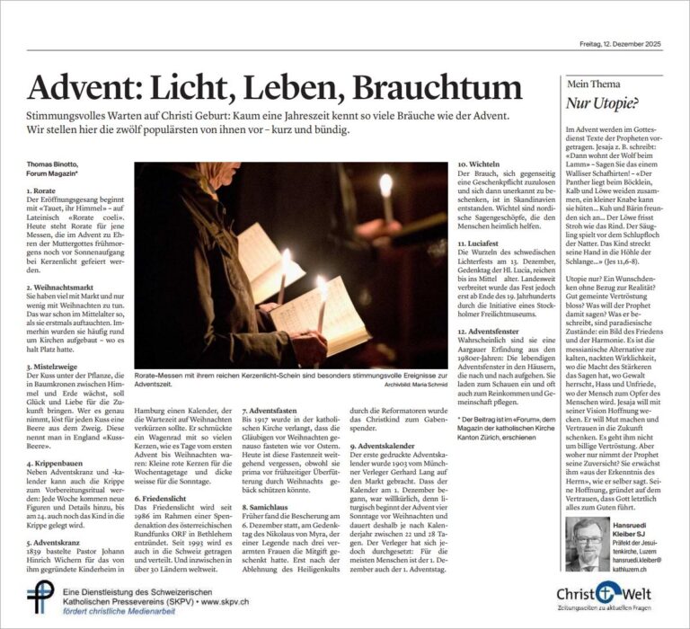 Advent: Licht, Leben, Brauchtum
