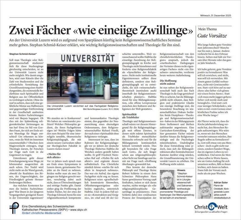 Zwei Fächer «wie eineiige Zwillinge»