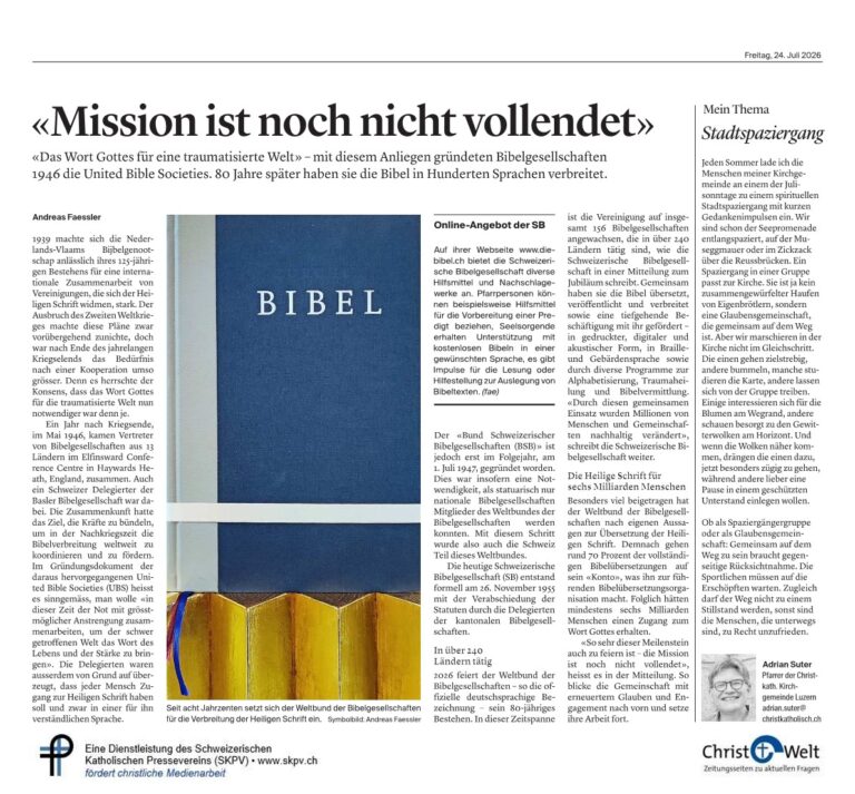 «Mission ist noch nicht vollendet»