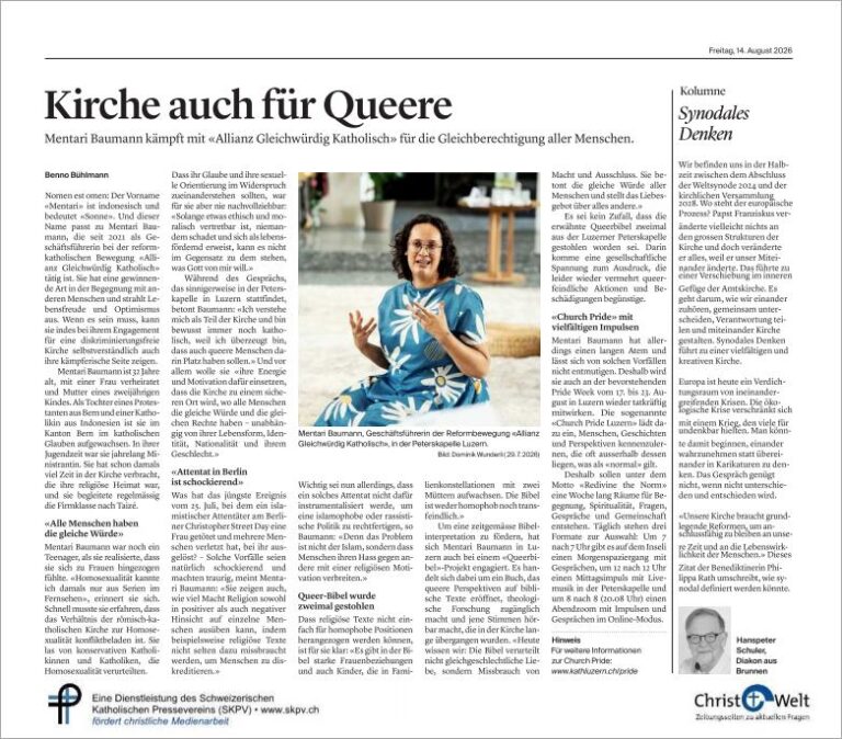 Kirche auch für Queere