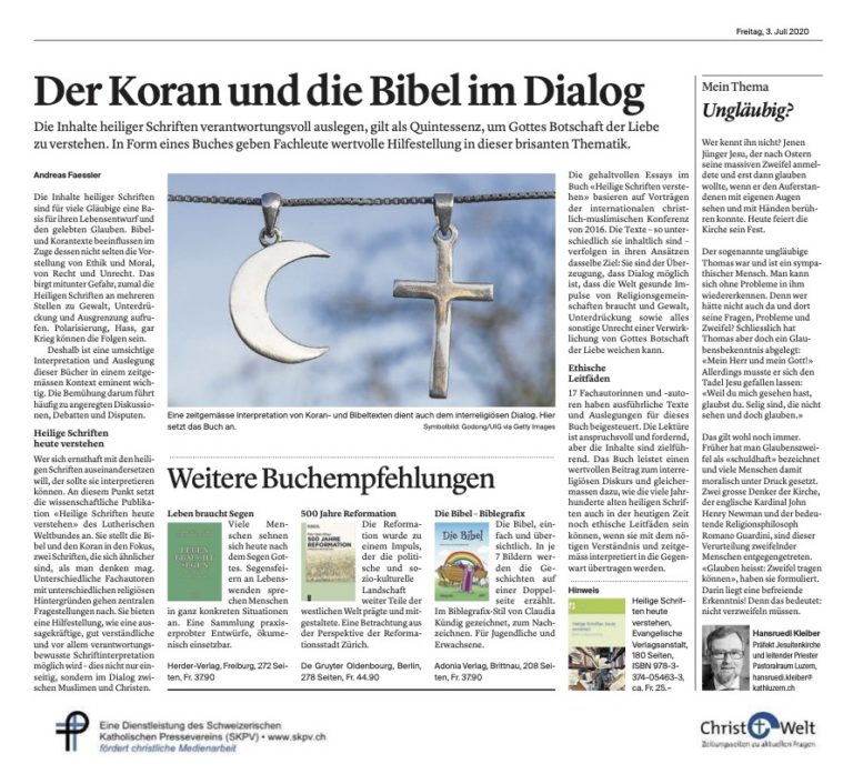 Der Koran und die Bibel im Dialog