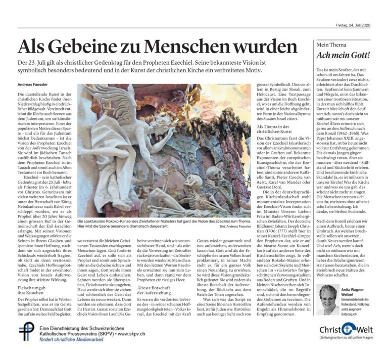 Als Gebeine zu Menschen wurden