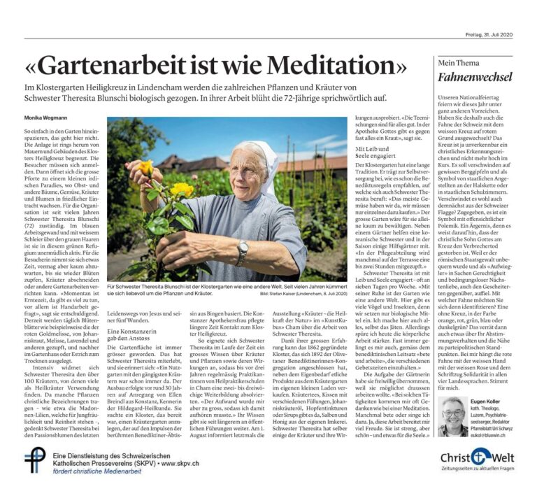 «Gartenarbeit ist wie Meditation»