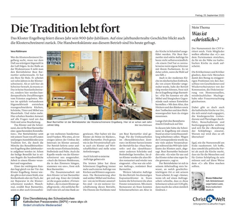 Die Tradition lebt fort
