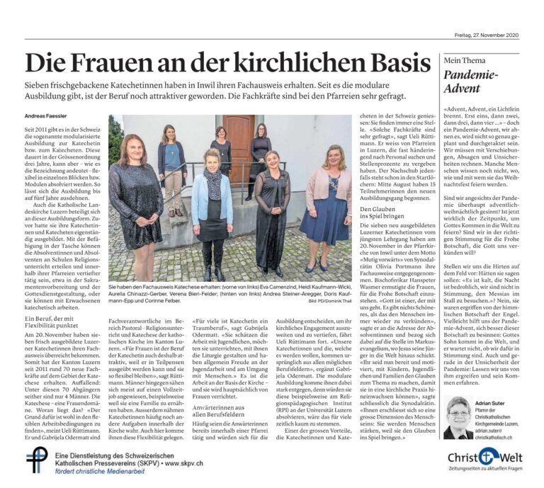 Die Frauen an der kirchlichen Basis
