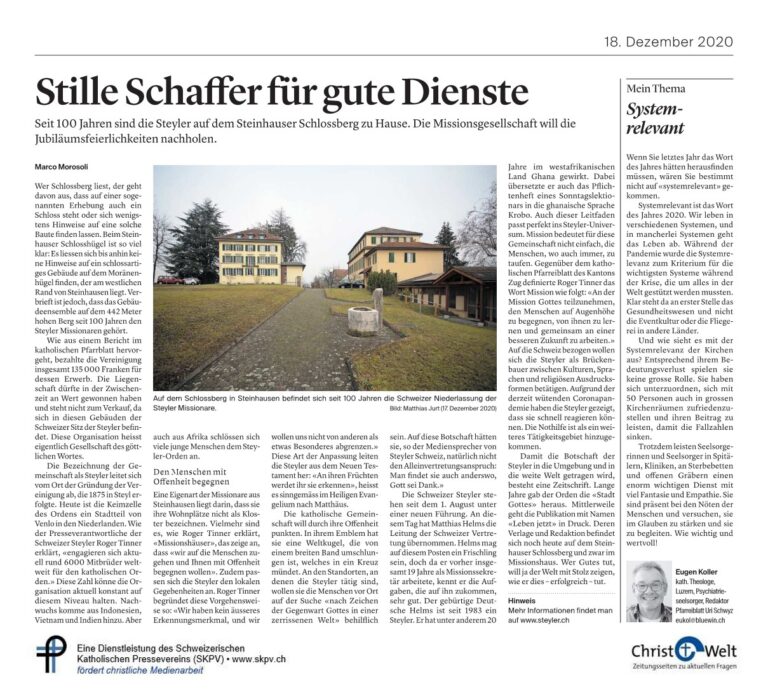 Stille Schaffer für gute Dienste