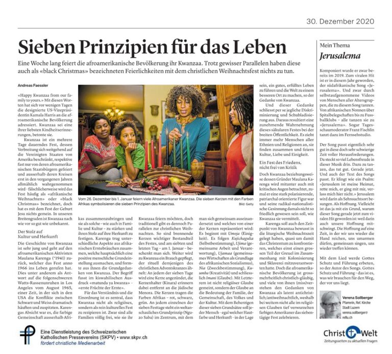 Sieben Prinzipien für das Leben