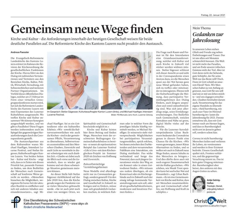 Gemeinsam neue Wege finden