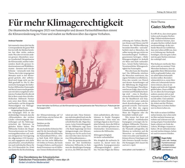 Für mehr Klimagerechtigkeit