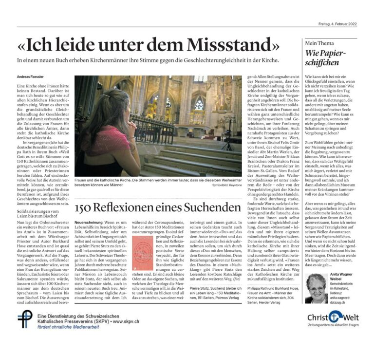 «Ich leide unter dem Missstand»