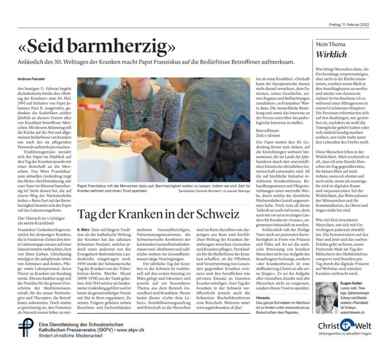 «Seid barmherzig»