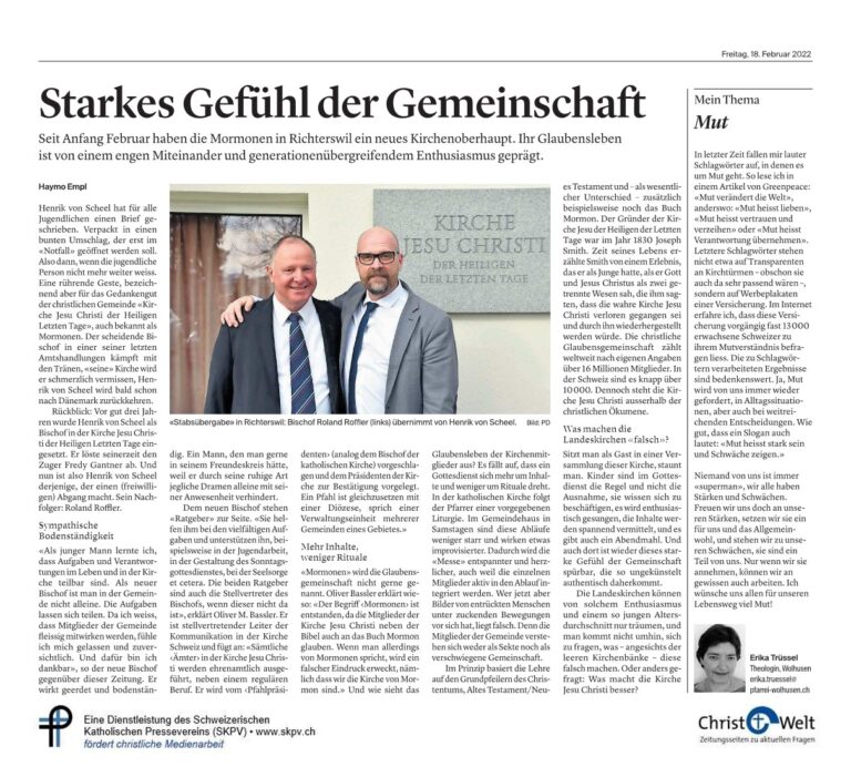 Starkes Gefühl der Gemeinschaft